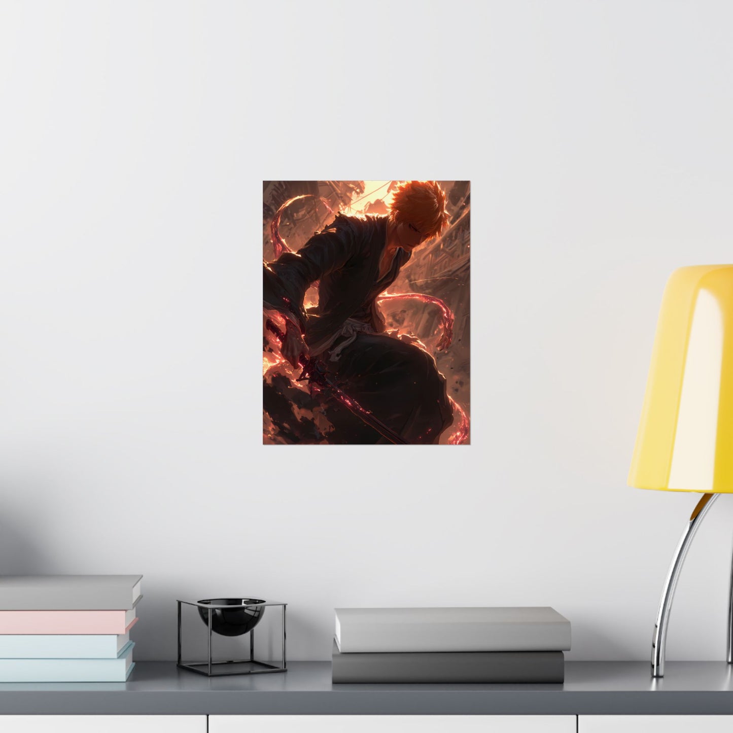 Ichigo Kurosaki Bleach Thousand Year Blood War Anime Matte Vertical Poster Wall Art