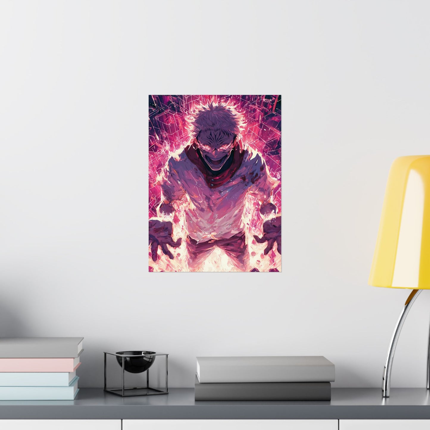 Ryomen Sukuna, Jujutsu Kaisen Anime Fan Art Vertical Poster Wall Art