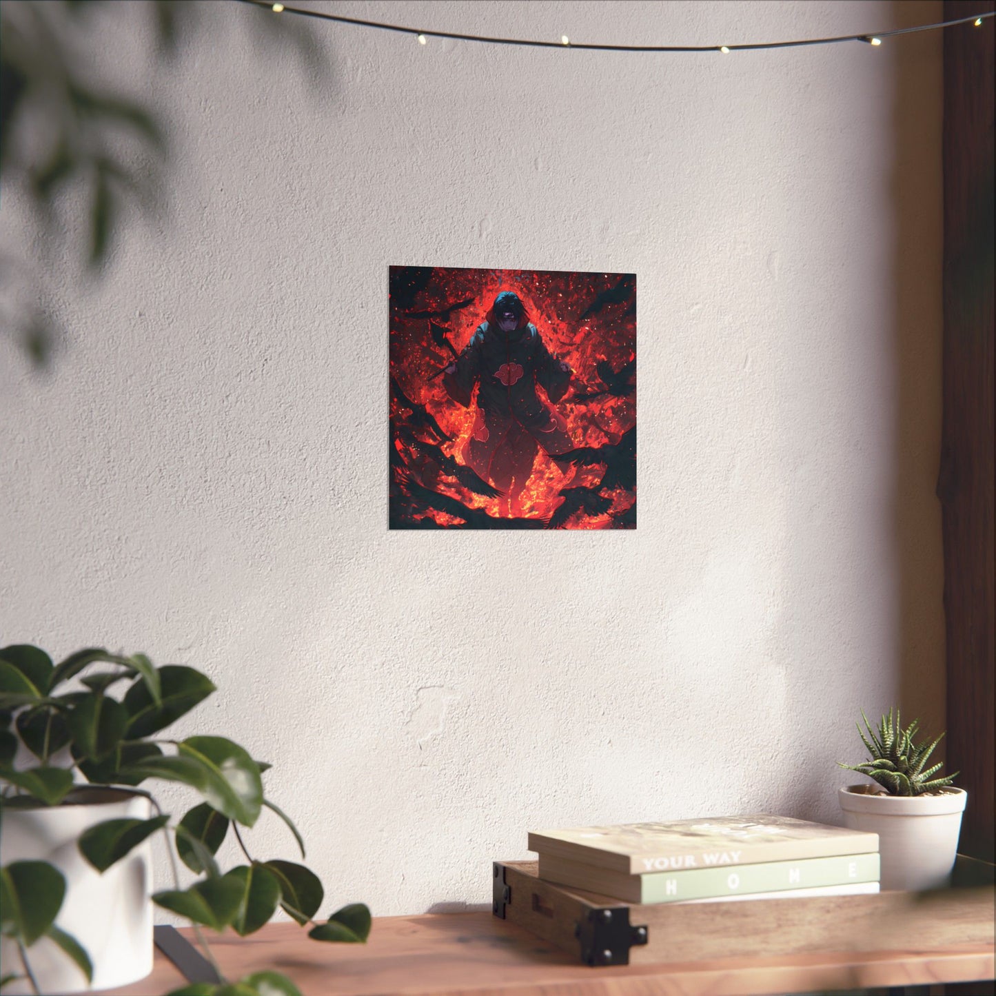 Itachi Uchiha, Tsukuyomi Naruto Shippuden Anime Fan Art Vertical Poster Wall Art