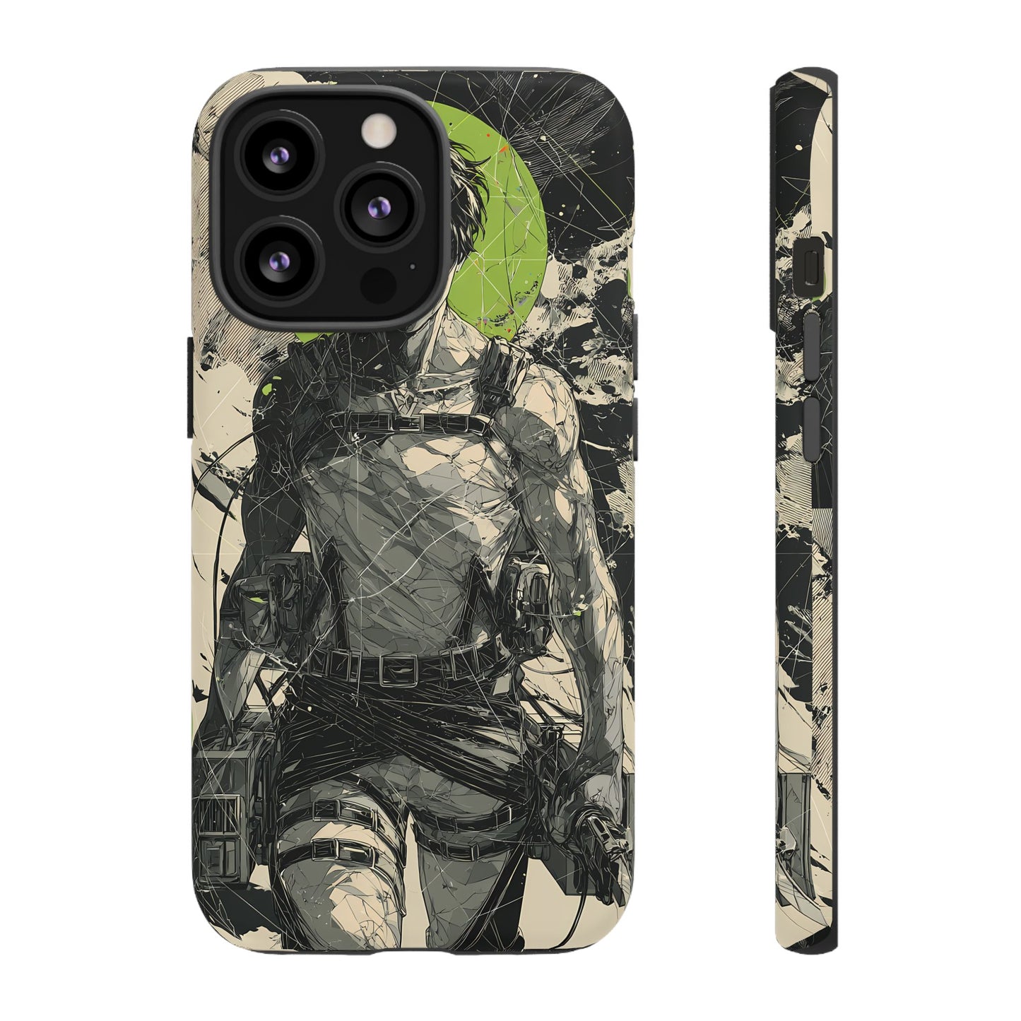 Captain Levi Ackerman, Attack On Titan Anime-Inspired Phone Case: Tough Cases, Phone Cover