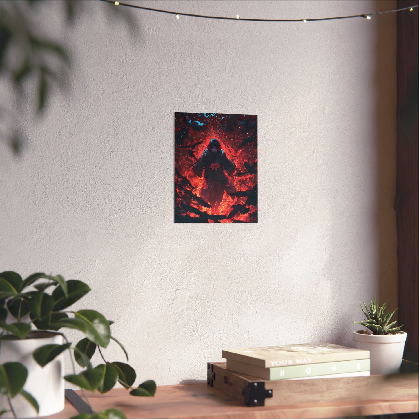 Itachi Uchiha, Tsukuyomi Naruto Shippuden Anime Fan Art Vertical Poster Wall Art