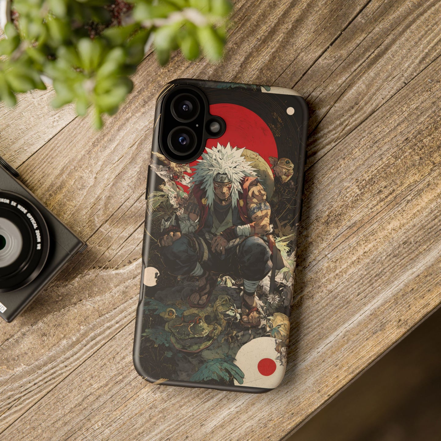 Jiraiya Sensei Naruto Shippuden Anime-Inspired Phone Case: Tough Cases, Phone Cover