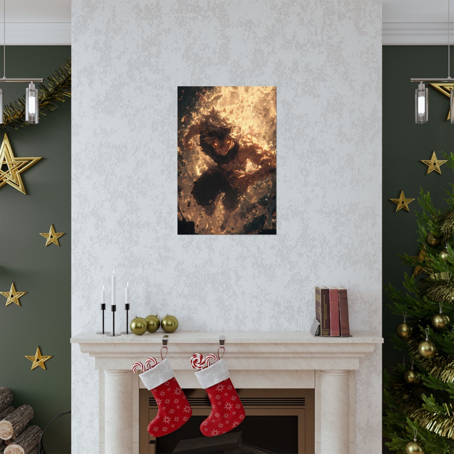 Black Clover Asta Anime Matte Vertical Poster Wall Art