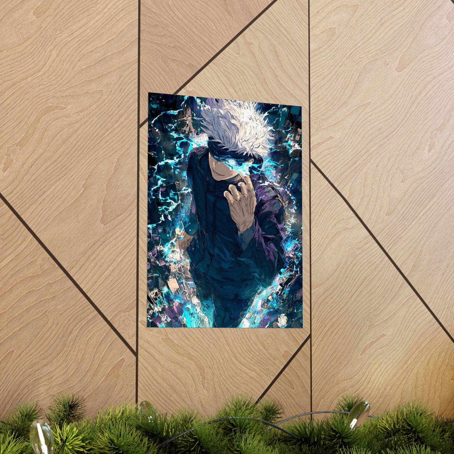Jujutsu Kaisen Gojo Satoru Matte Vertical Poster Wall Art