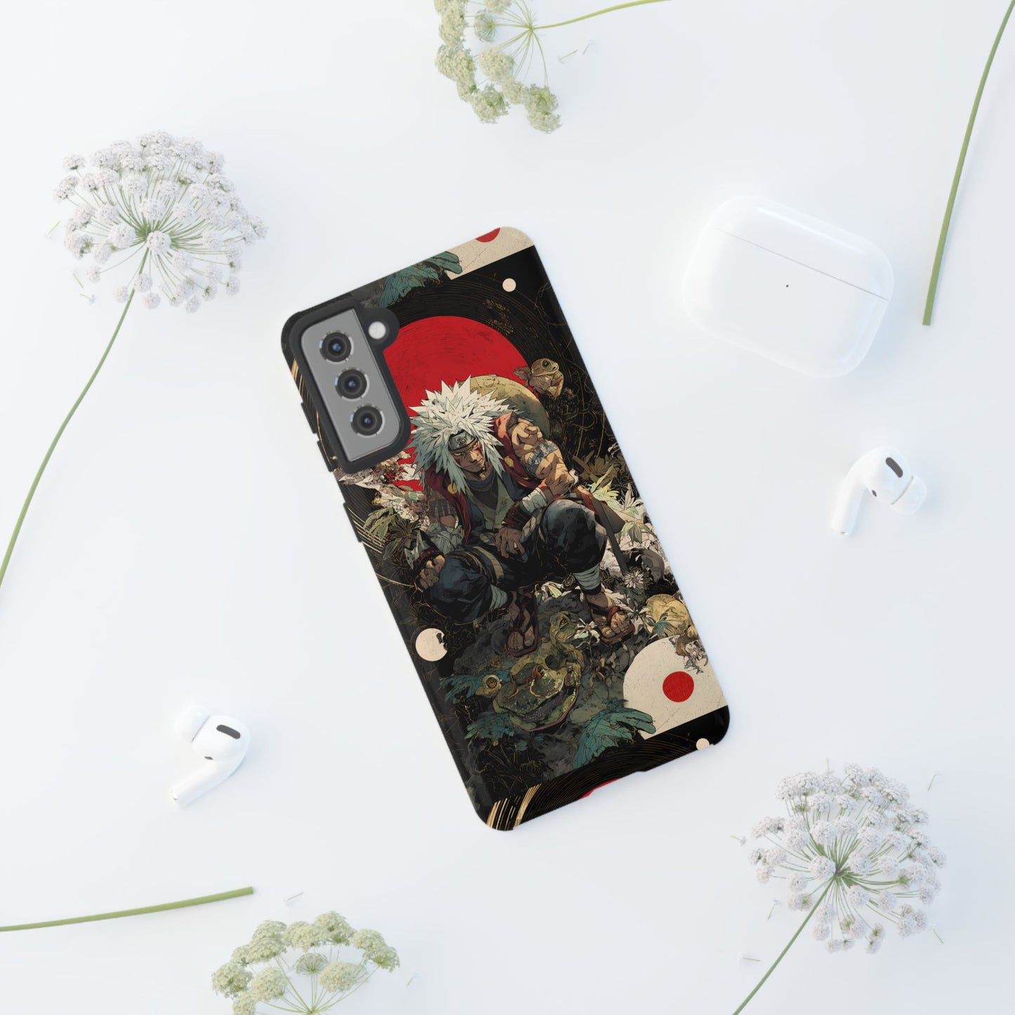 Jiraiya Sensei Naruto Shippuden Anime-Inspired Phone Case: Tough Cases, Phone Cover