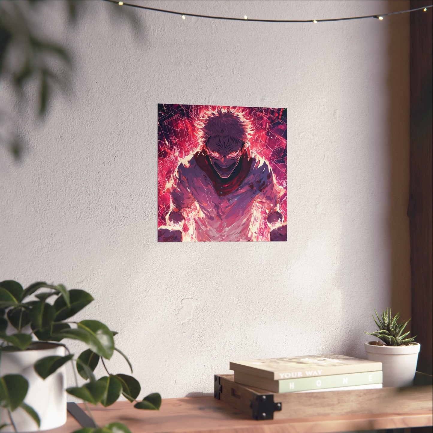 Ryomen Sukuna, Jujutsu Kaisen Anime Fan Art Vertical Poster Wall Art
