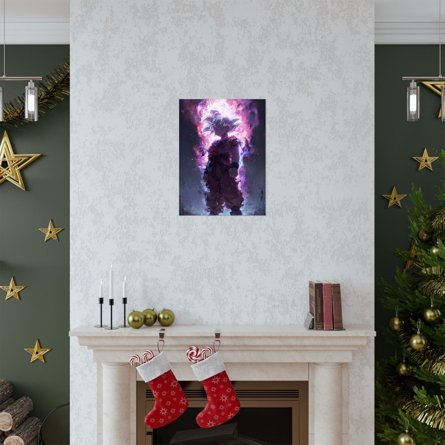 Ultra Instinct Kid Goku, UI Dragon Ball Super Matte Vertical Poster Wall Art