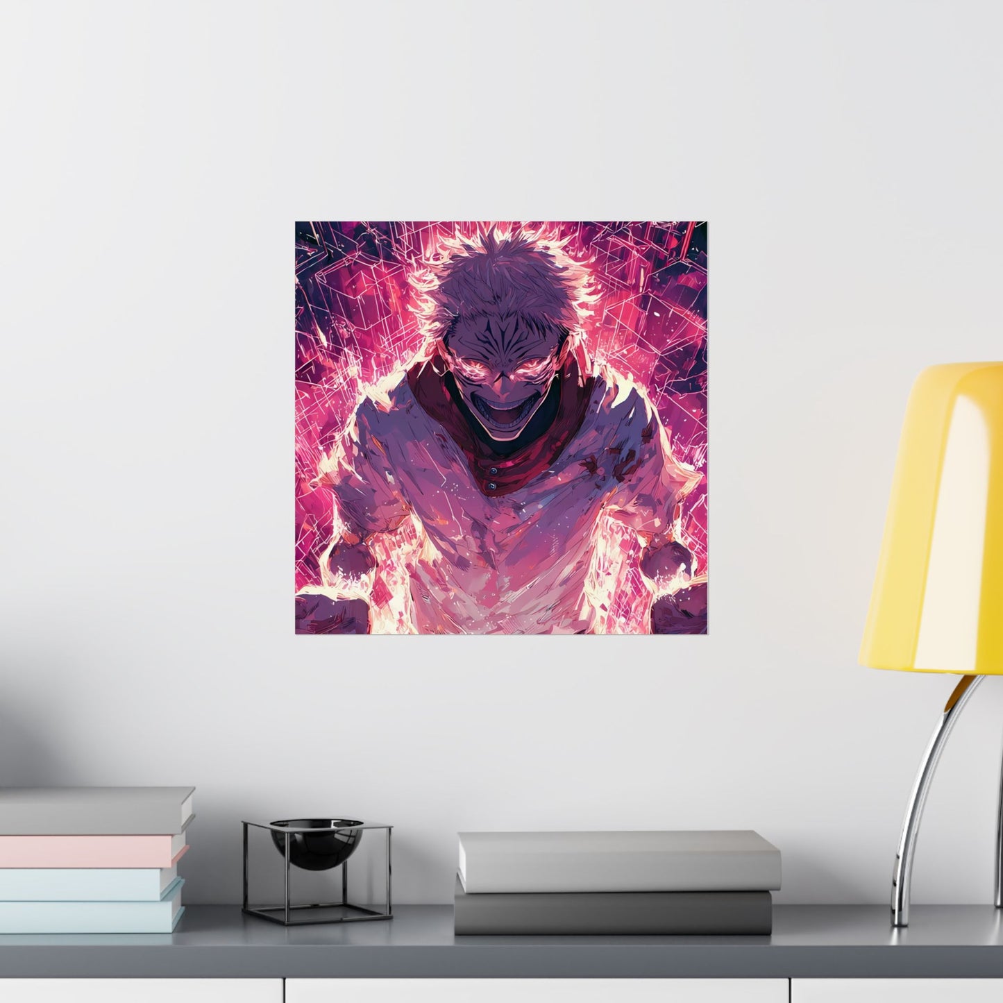 Ryomen Sukuna, Jujutsu Kaisen Anime Fan Art Vertical Poster Wall Art