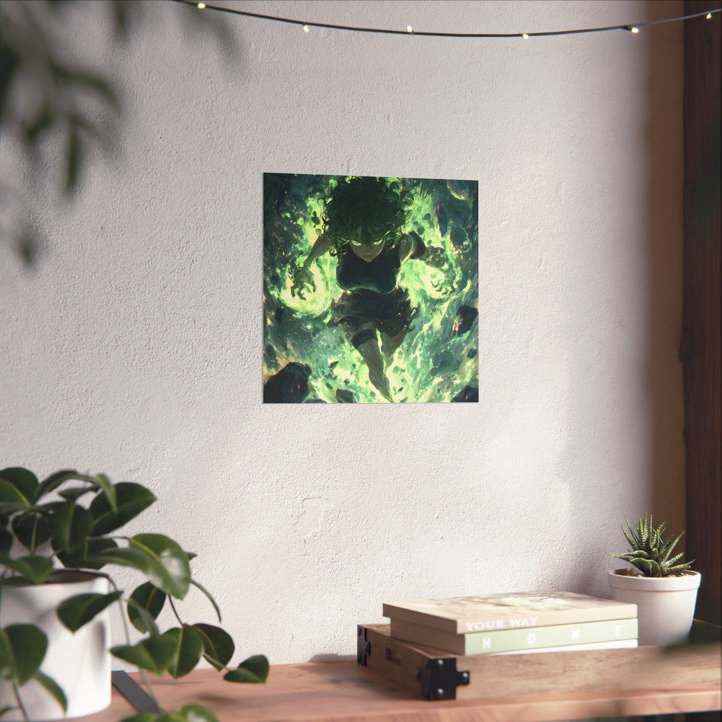 Tornado Of Terror Tatsumaki, One Punch Man Anime Matte Vertical Poster Wall Art