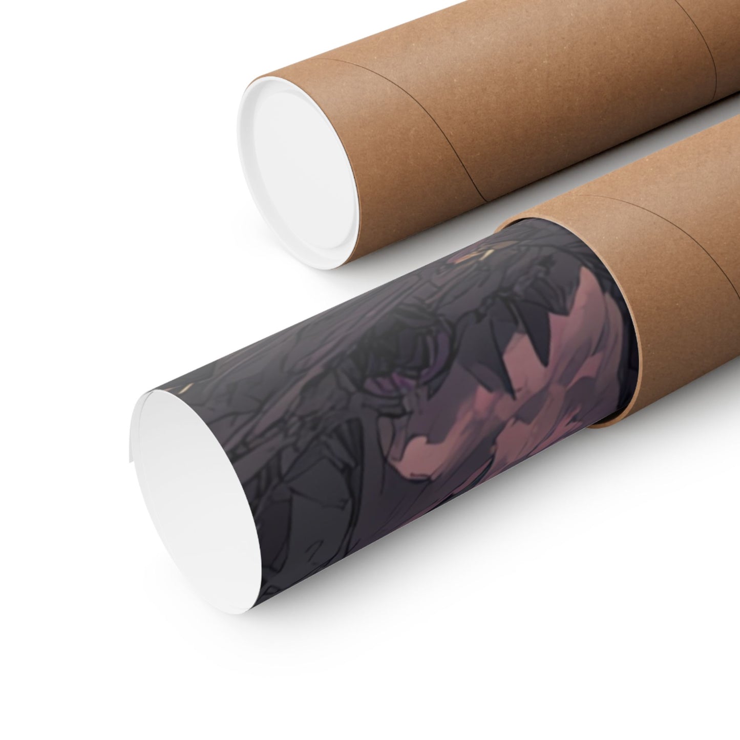 Dark Elemental Knight, Original Anime Art Matte Vertical Poster Wall Art