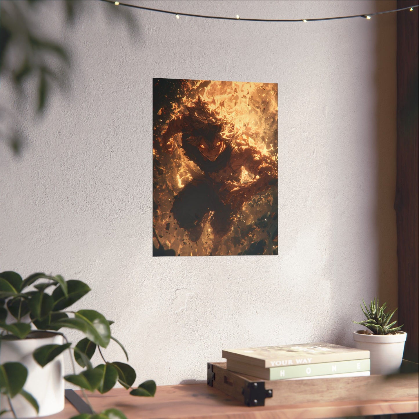 Black Clover Asta Anime Matte Vertical Poster Wall Art