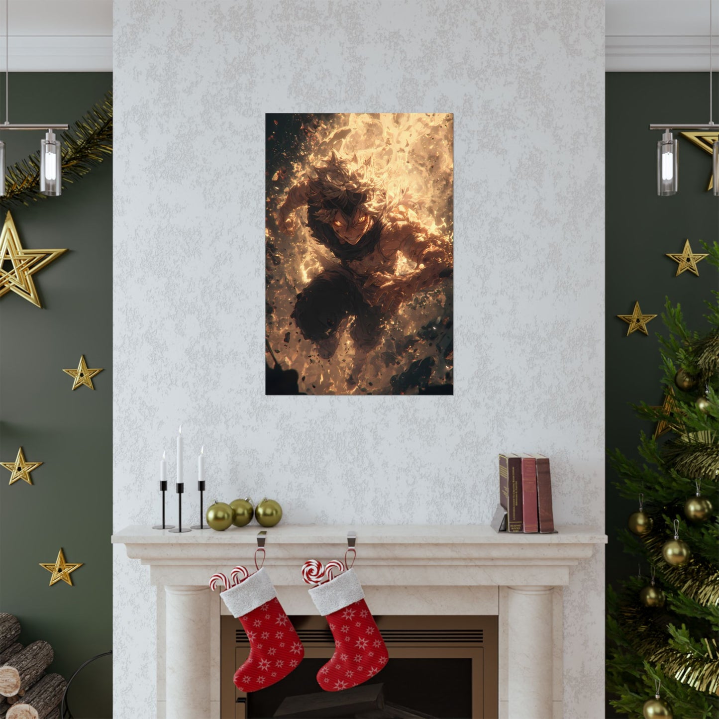 Black Clover Asta Anime Matte Vertical Poster Wall Art