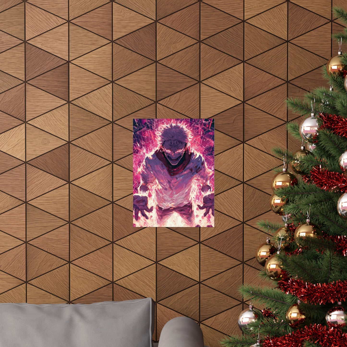 Ryomen Sukuna, Jujutsu Kaisen Anime Fan Art Vertical Poster Wall Art