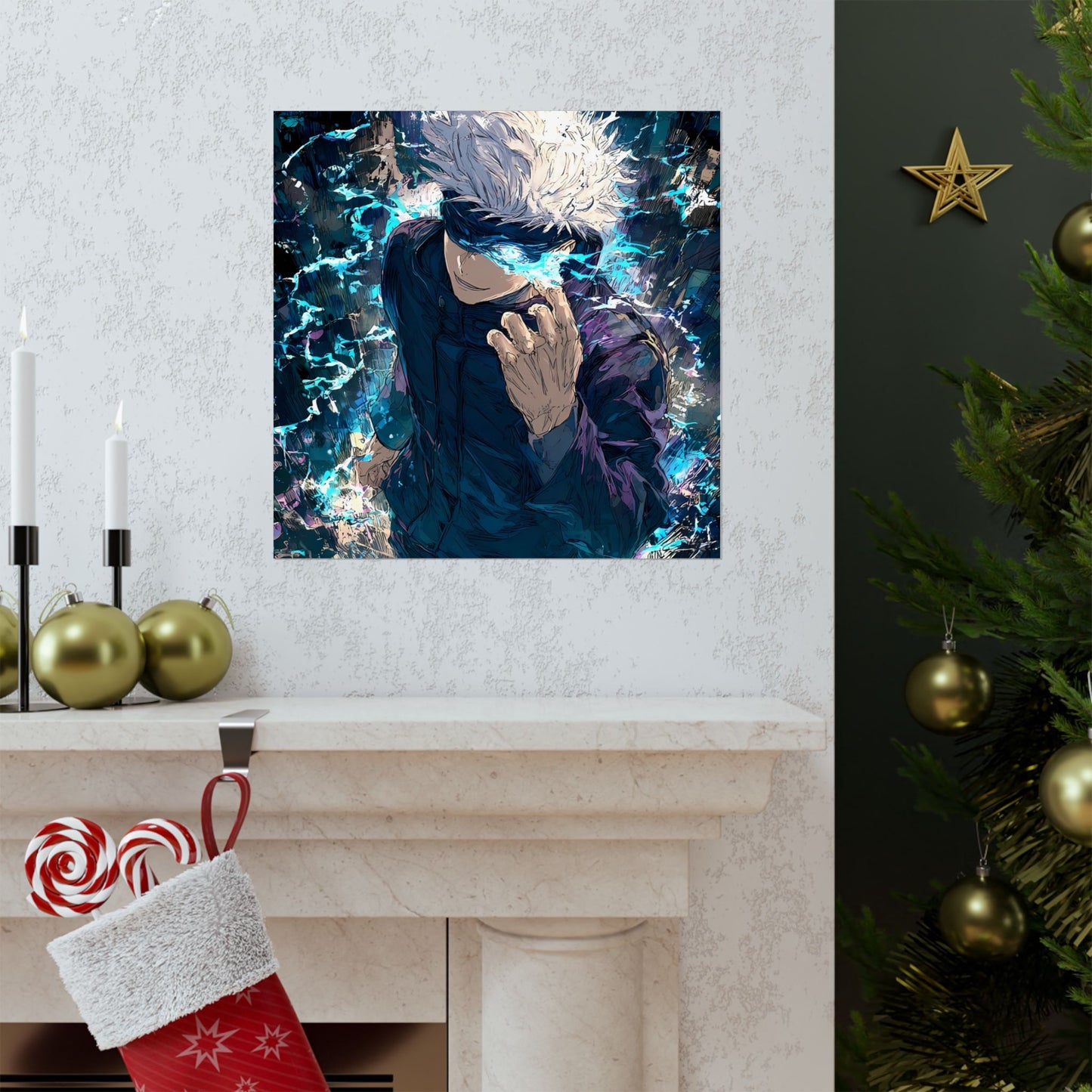 Jujutsu Kaisen Gojo Satoru Matte Vertical Poster Wall Art