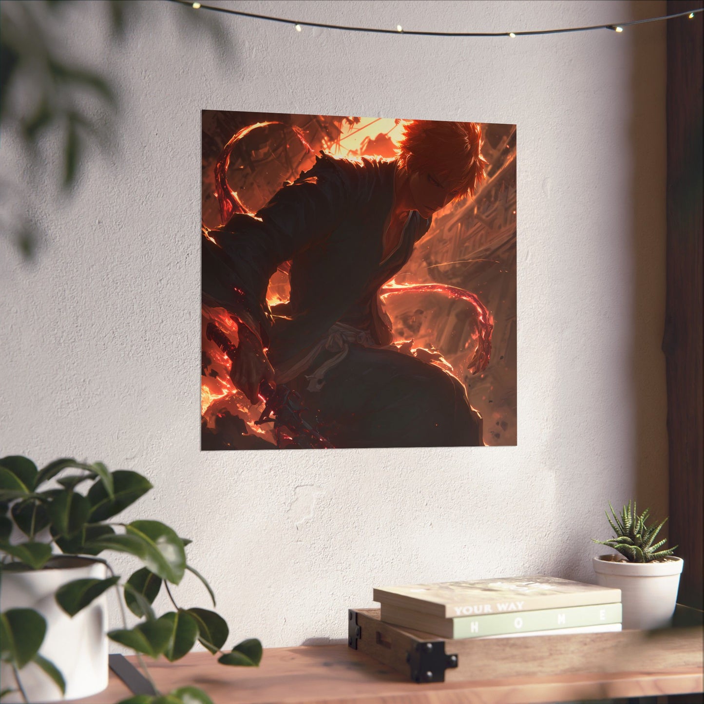Ichigo Kurosaki Bleach Thousand Year Blood War Anime Matte Vertical Poster Wall Art