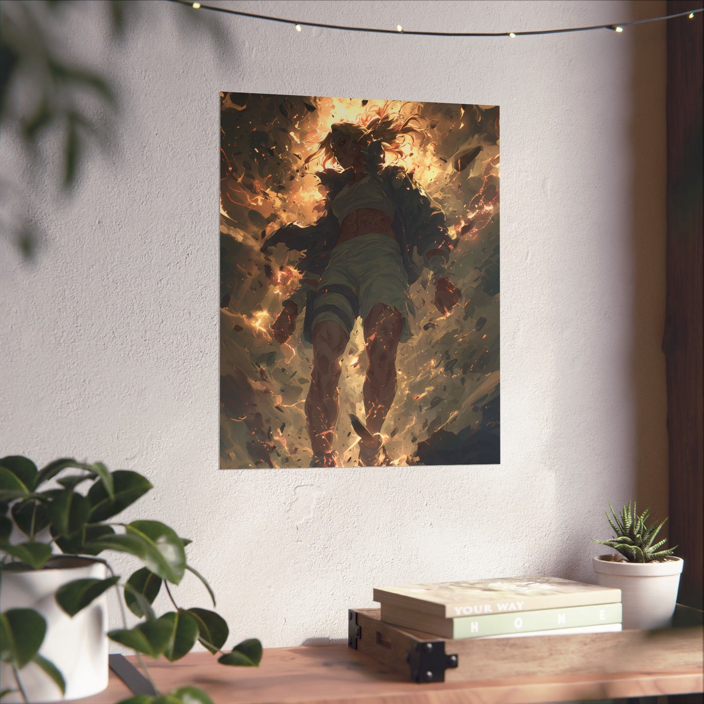 Tsunade Senju, Naruto Shippuden Anime Fan Art Matte Vertical Poster Wall Art