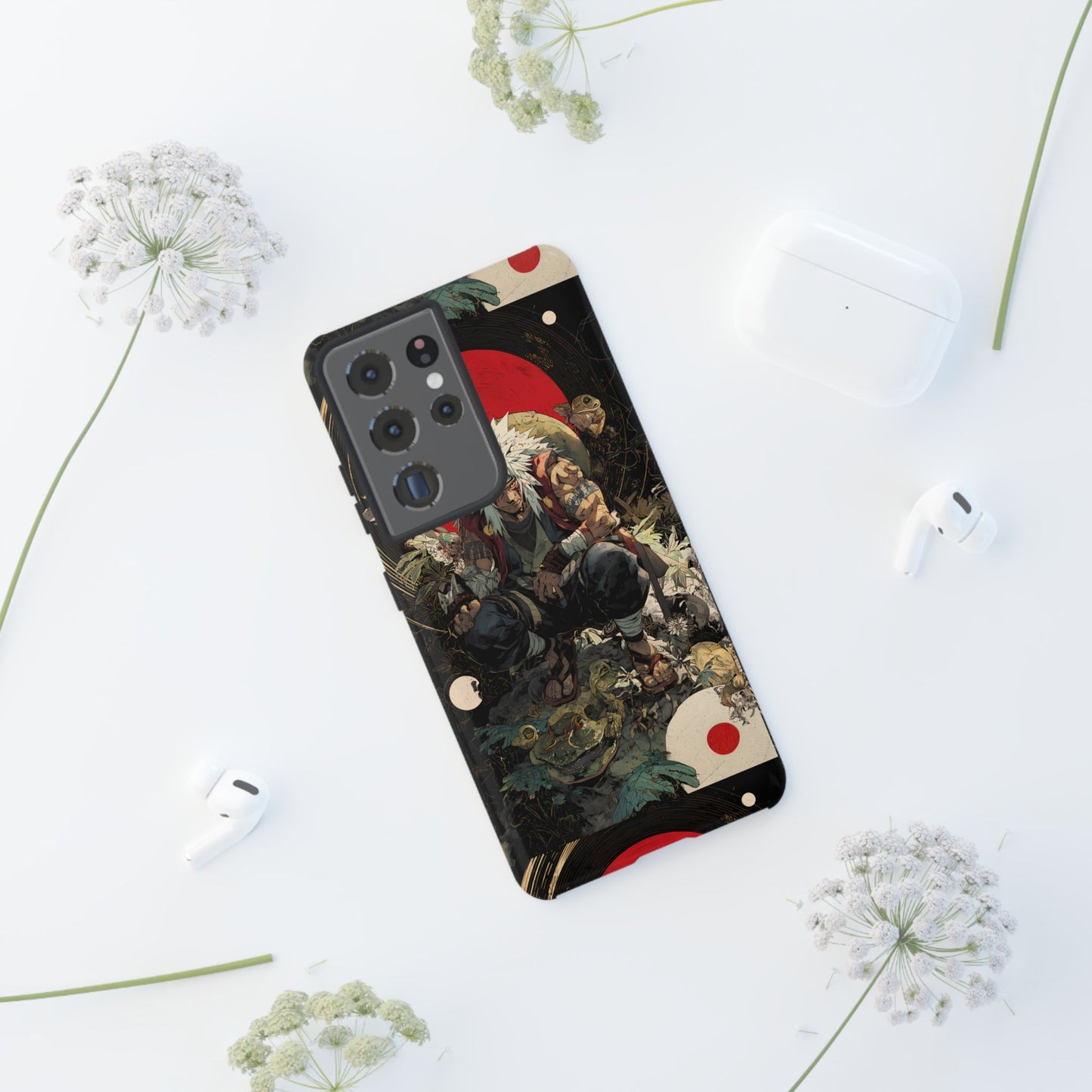 Jiraiya Sensei Naruto Shippuden Anime-Inspired Phone Case: Tough Cases, Phone Cover