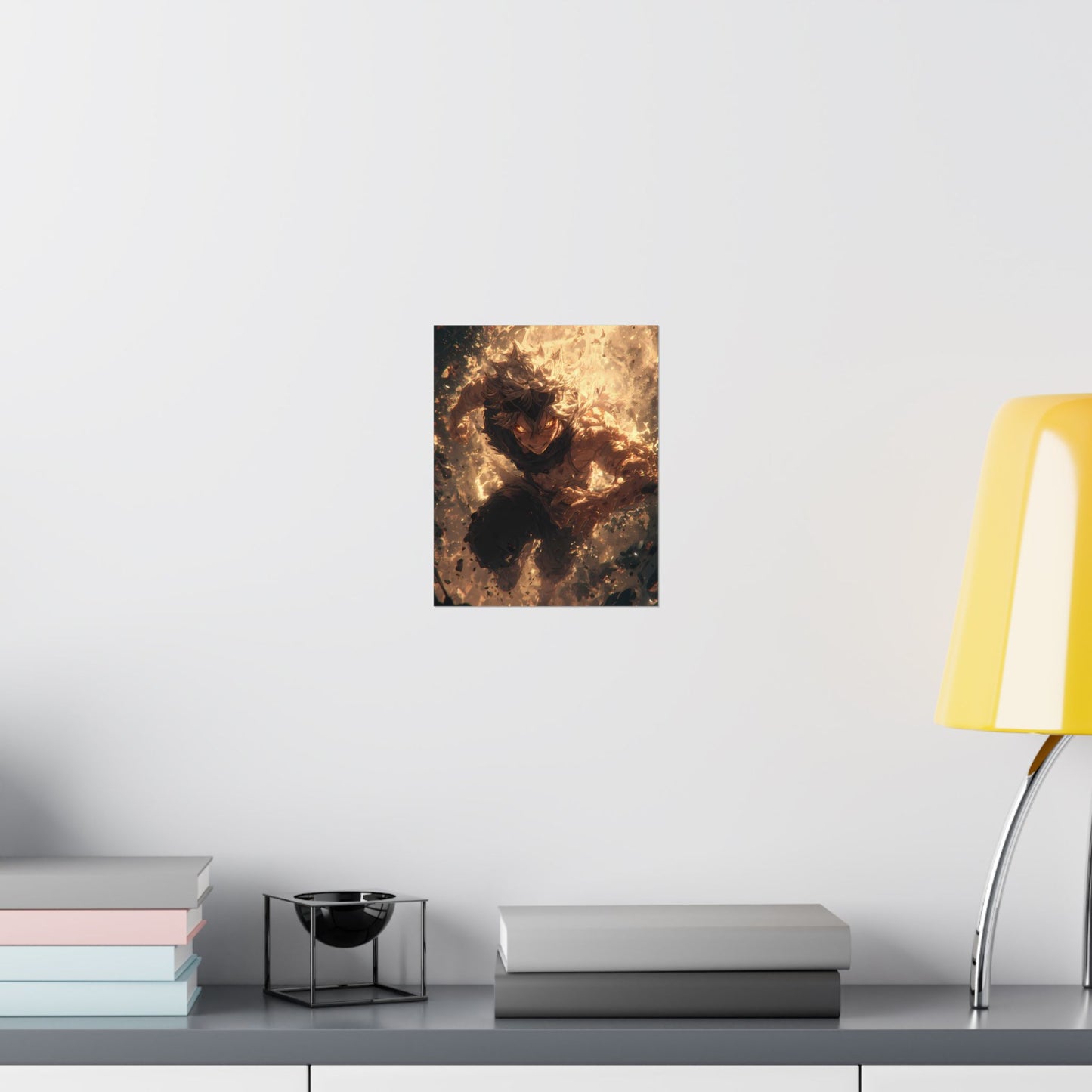 Black Clover Asta Anime Matte Vertical Poster Wall Art