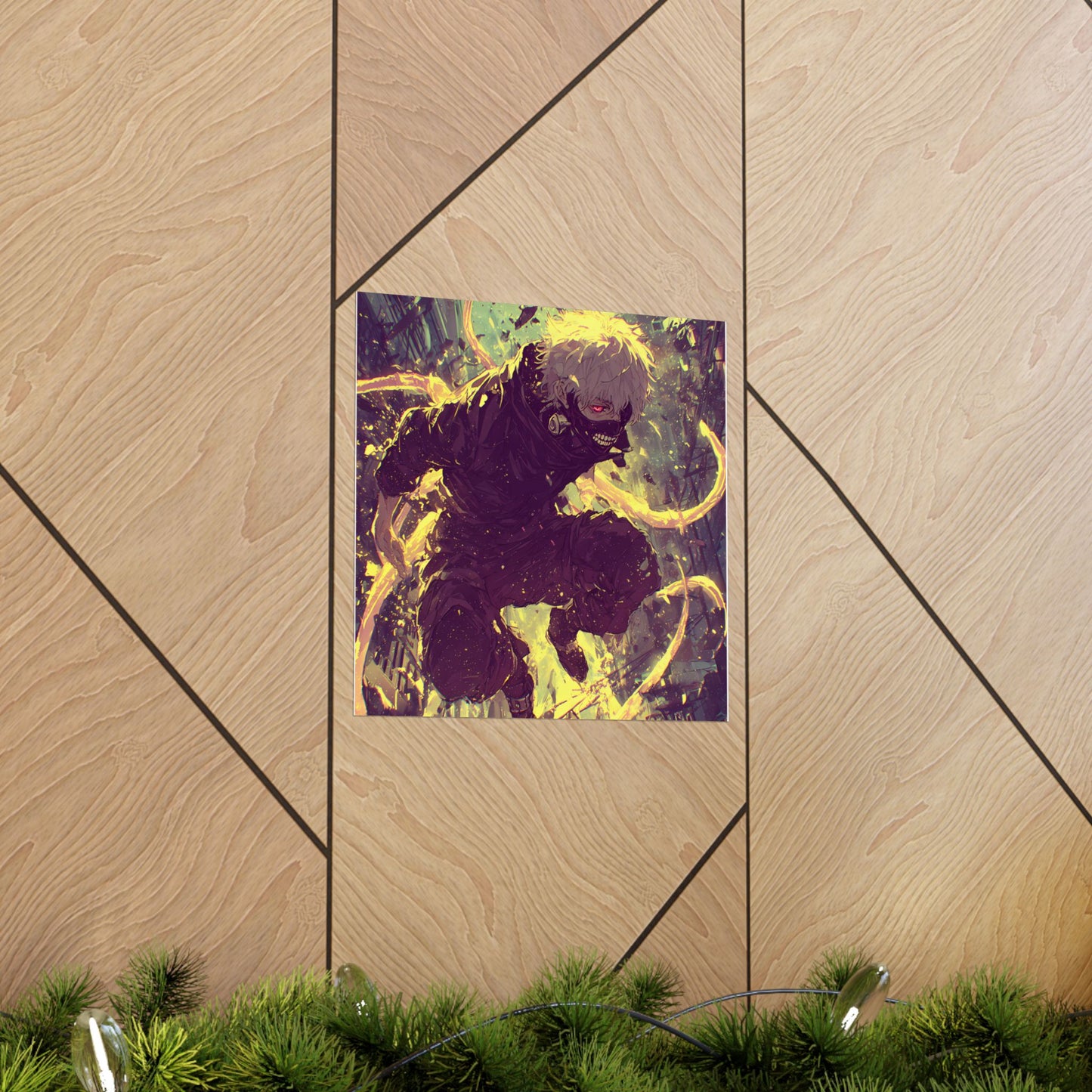 Tokyo Ghoul One Eyed Ghoul Kaneki Ken Anime Fan Art Matte Vertical Poster Wall Art