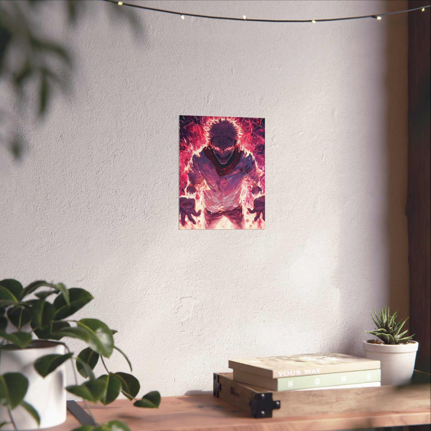 Ryomen Sukuna, Jujutsu Kaisen Anime Fan Art Vertical Poster Wall Art
