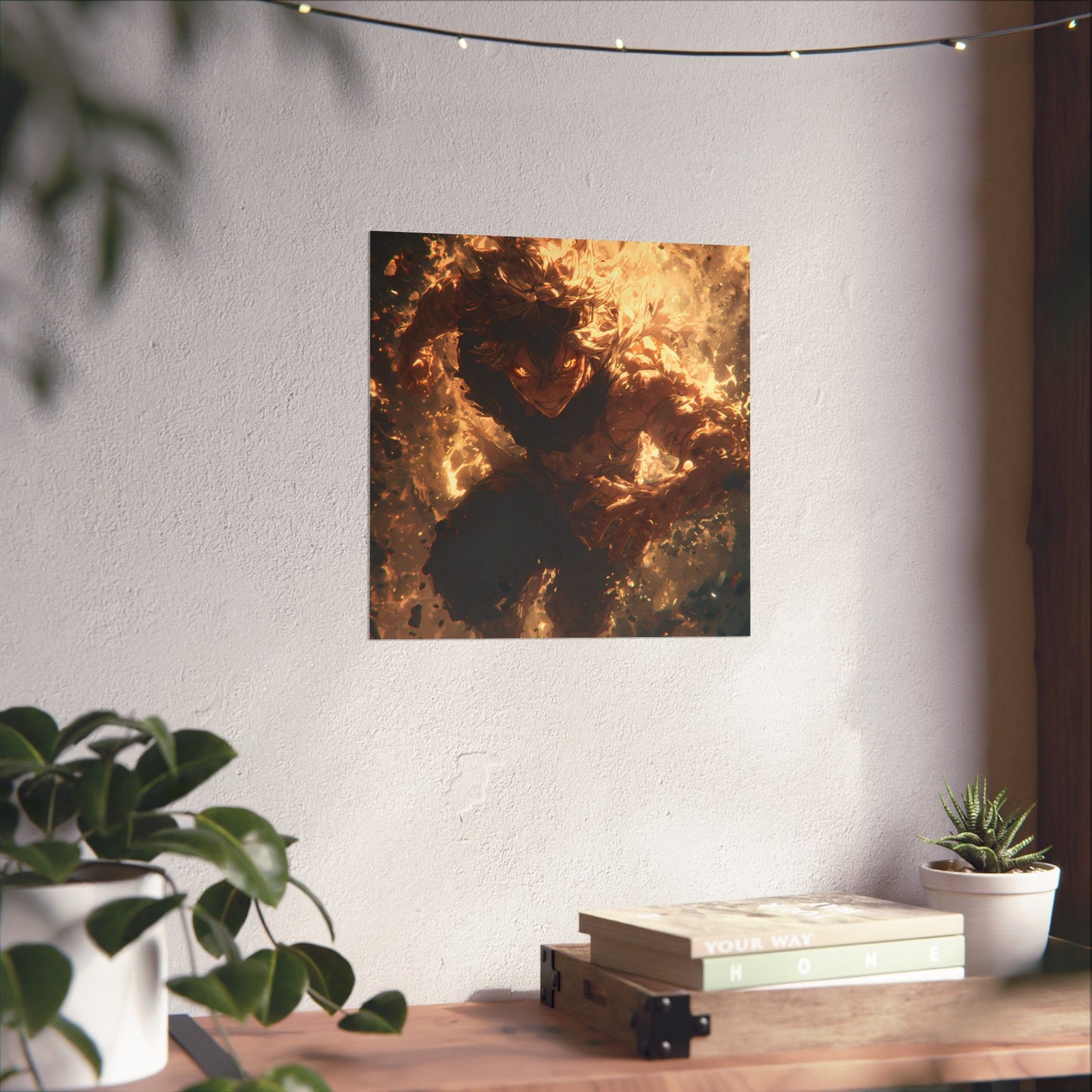 Black Clover Asta Anime Matte Vertical Poster Wall Art