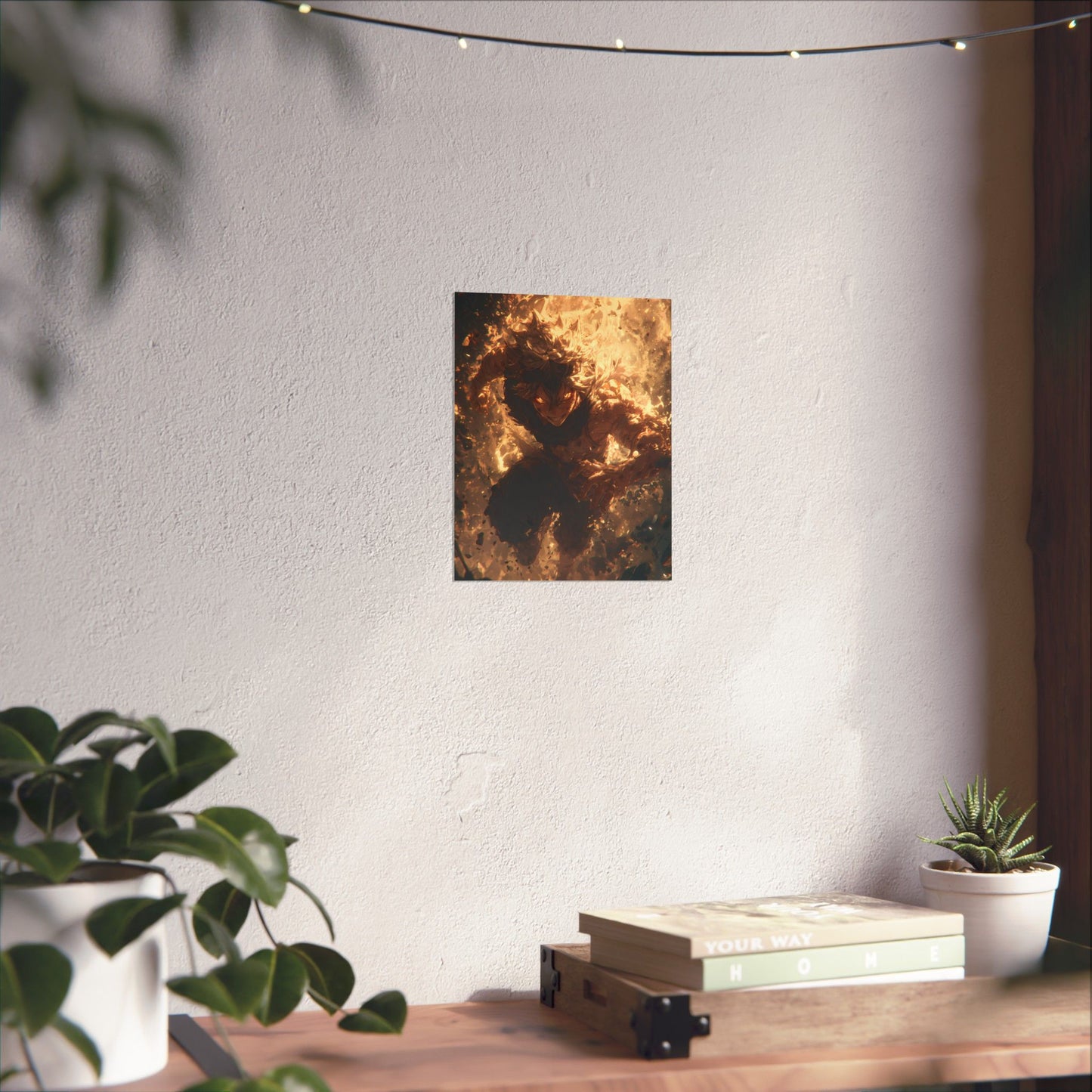 Black Clover Asta Anime Matte Vertical Poster Wall Art