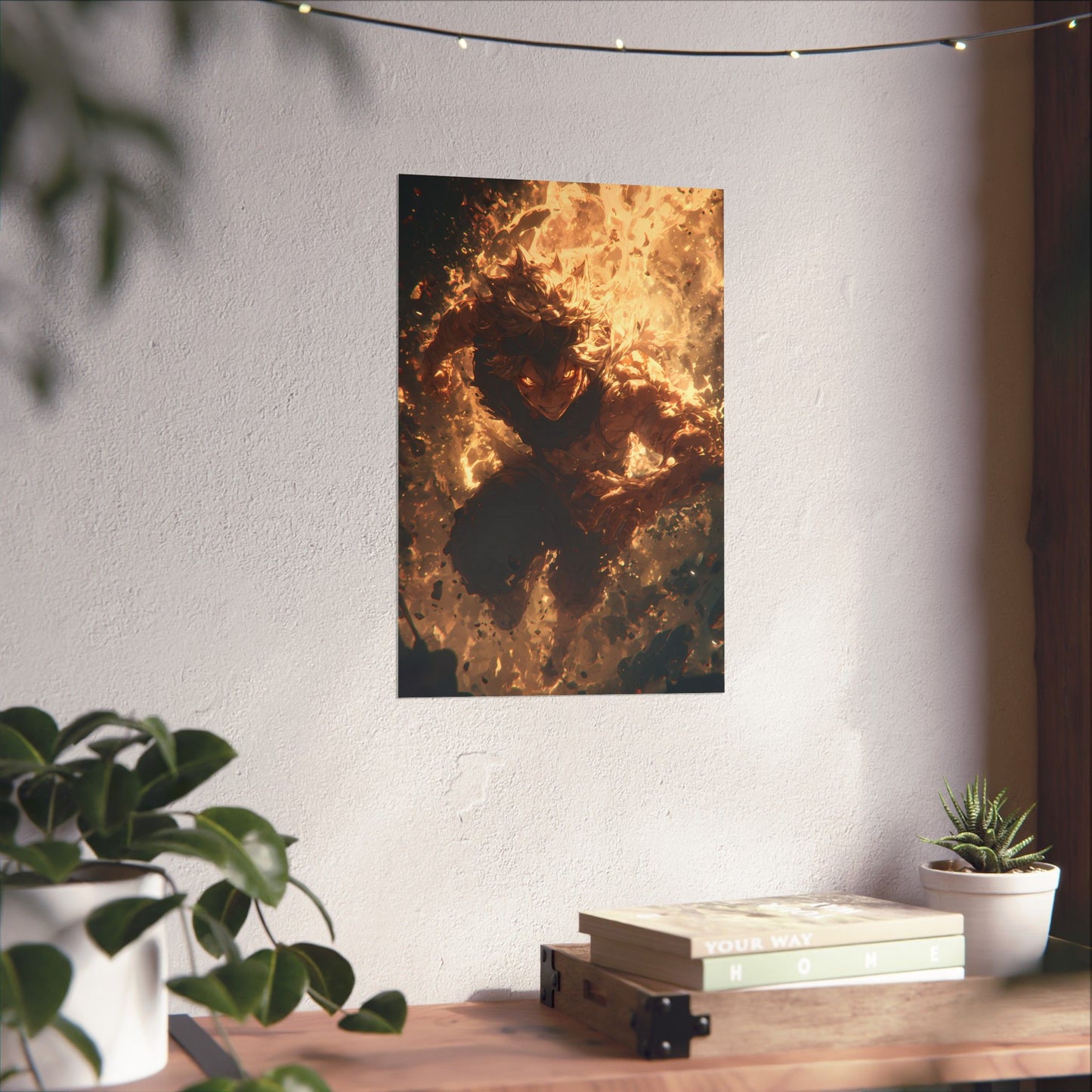 Black Clover Asta Anime Matte Vertical Poster Wall Art
