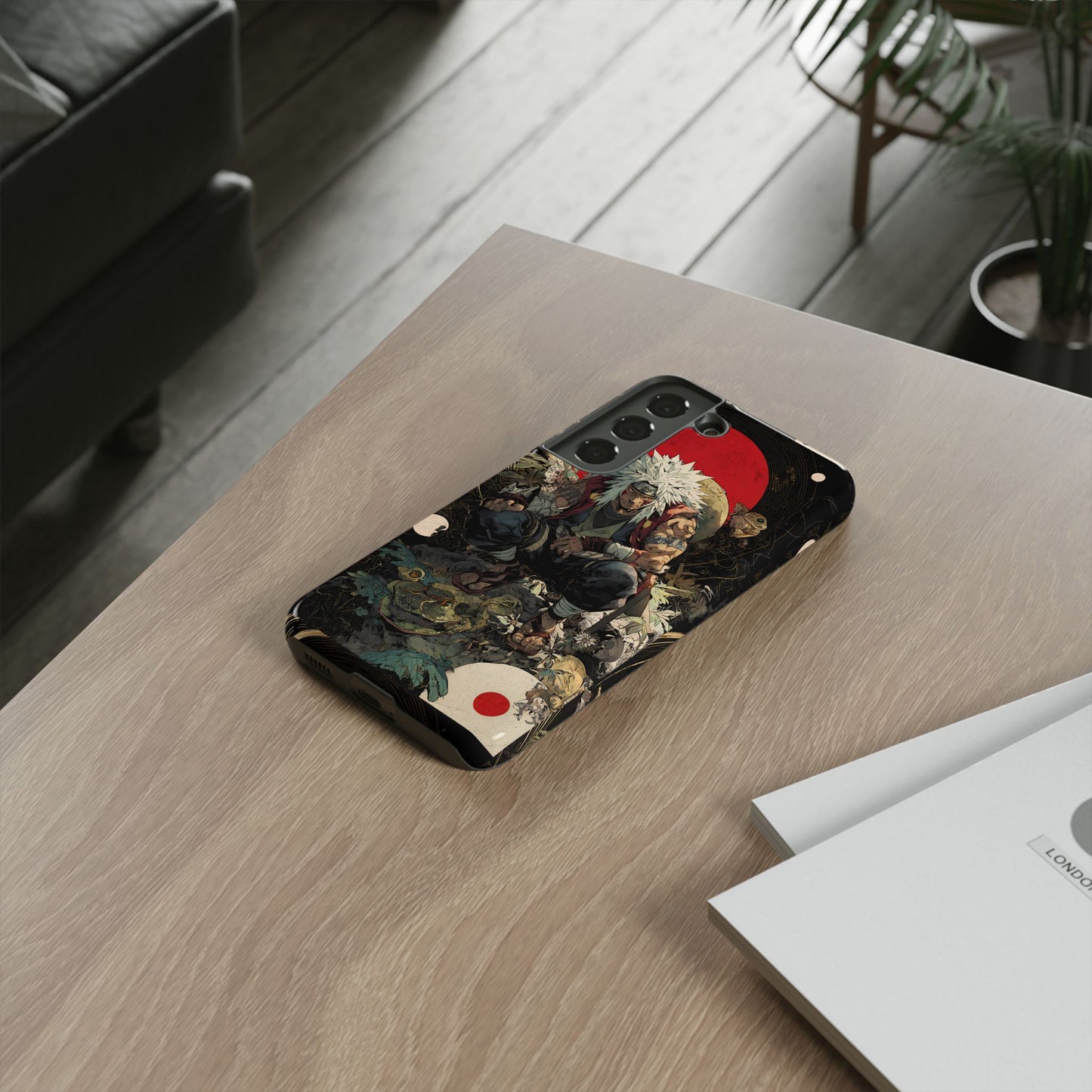 Jiraiya Sensei Naruto Shippuden Anime-Inspired Phone Case: Tough Cases, Phone Cover