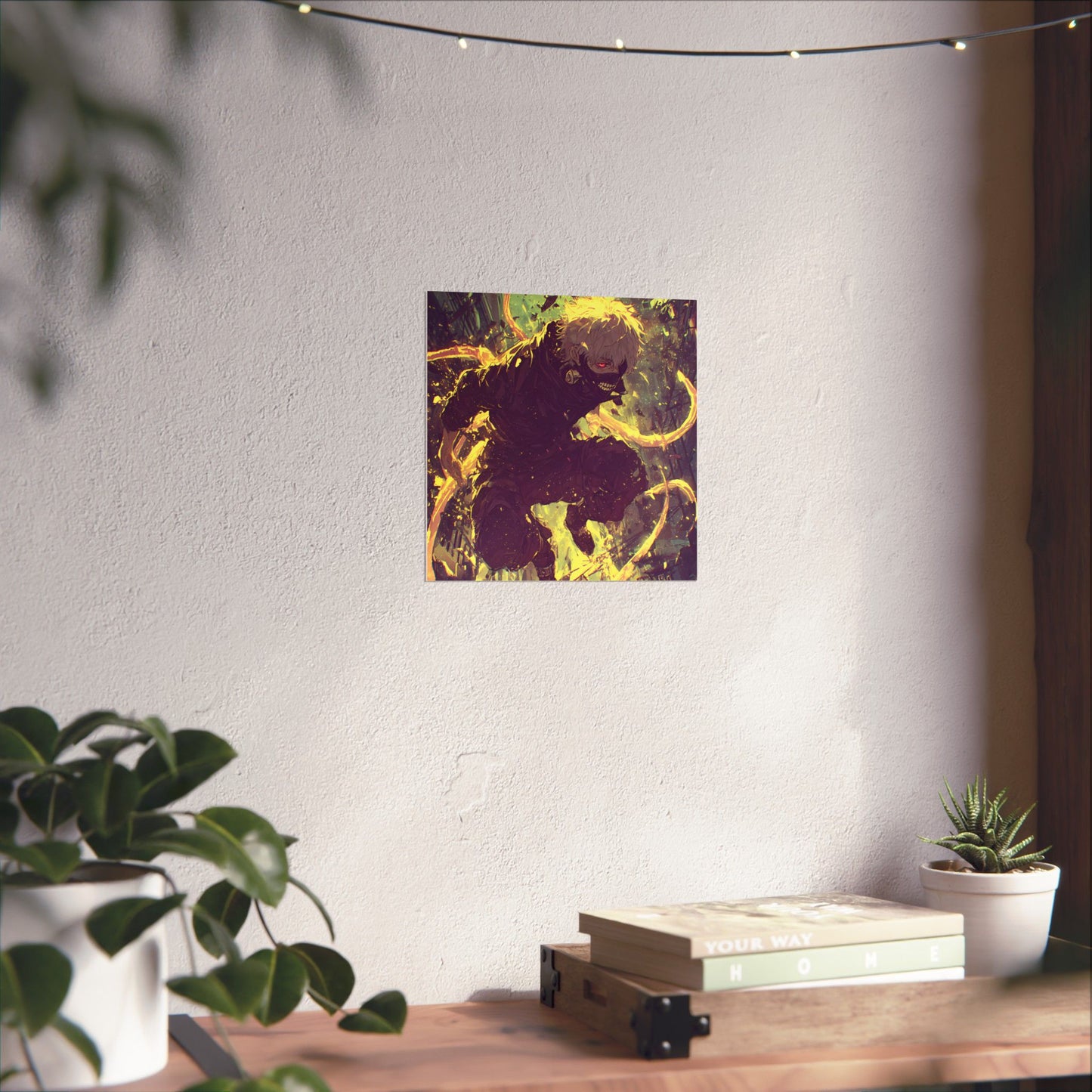 Tokyo Ghoul One Eyed Ghoul Kaneki Ken Anime Fan Art Matte Vertical Poster Wall Art