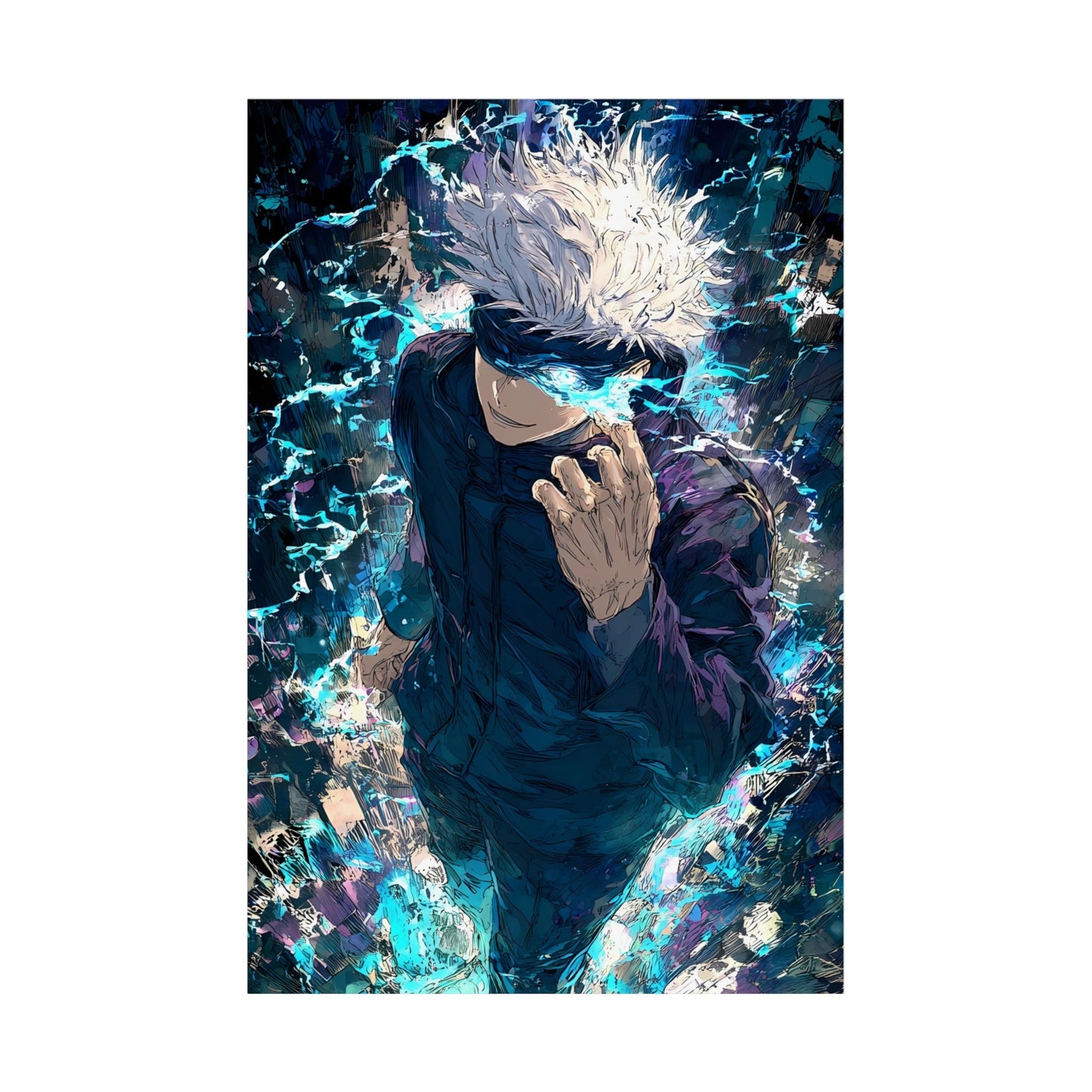 Jujutsu Kaisen Gojo Satoru Matte Vertical Poster Wall Art