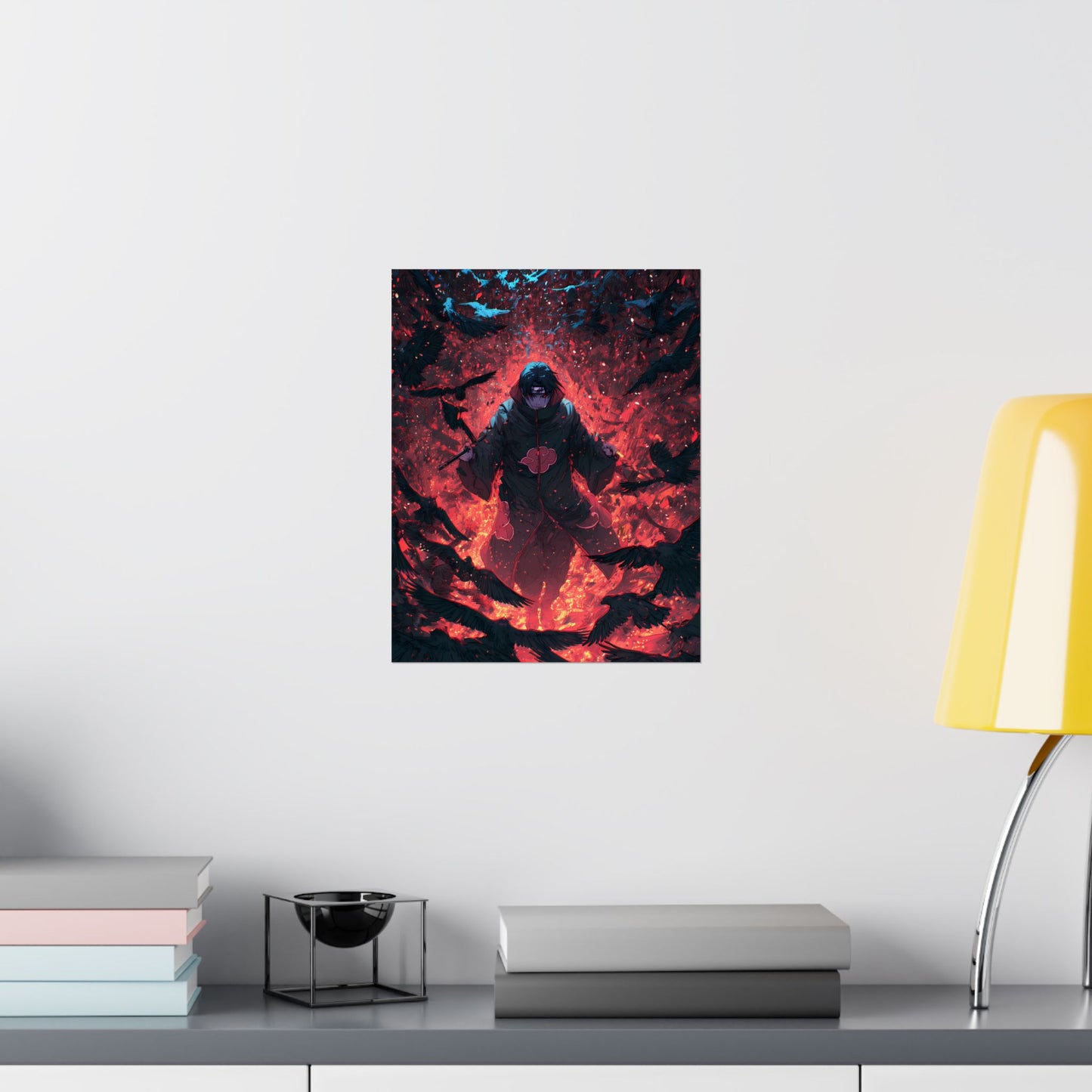 Itachi Uchiha, Tsukuyomi Naruto Shippuden Anime Fan Art Vertical Poster Wall Art