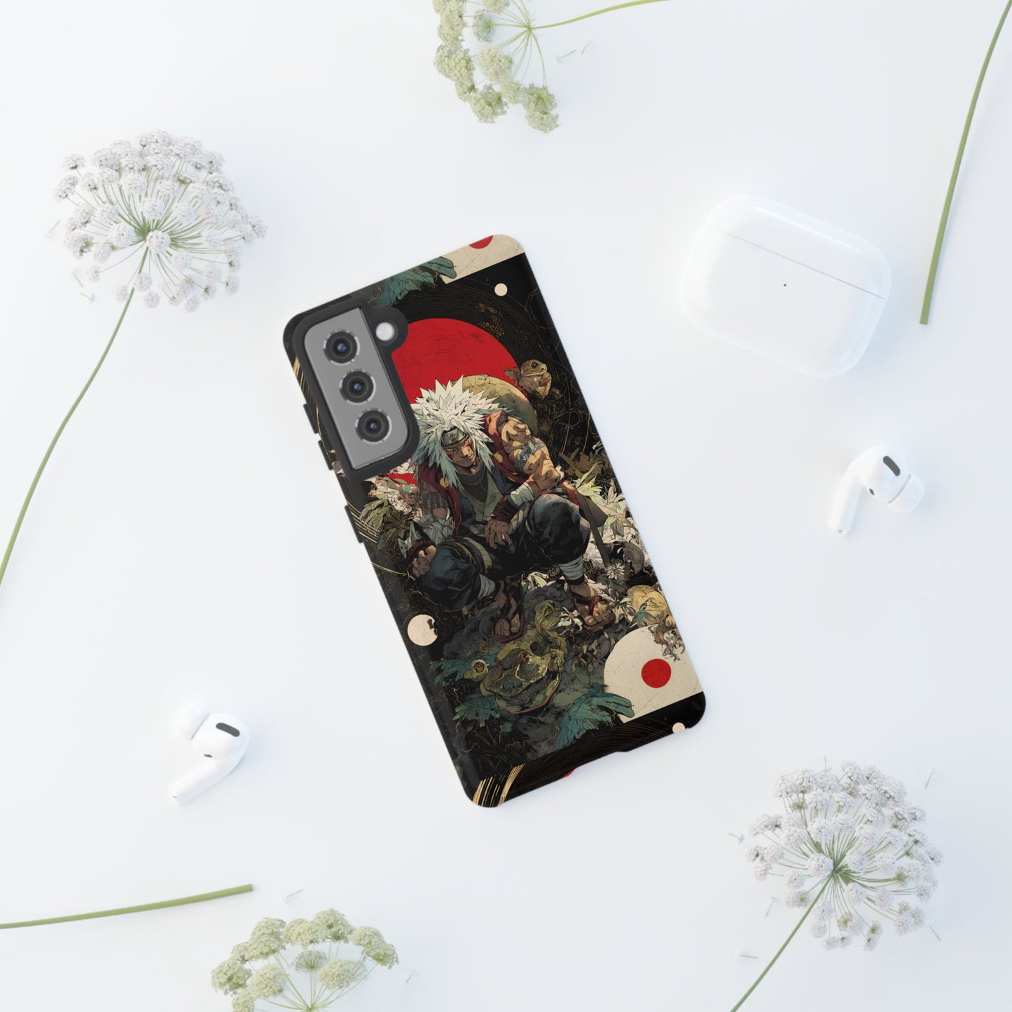 Jiraiya Sensei Naruto Shippuden Anime-Inspired Phone Case: Tough Cases, Phone Cover
