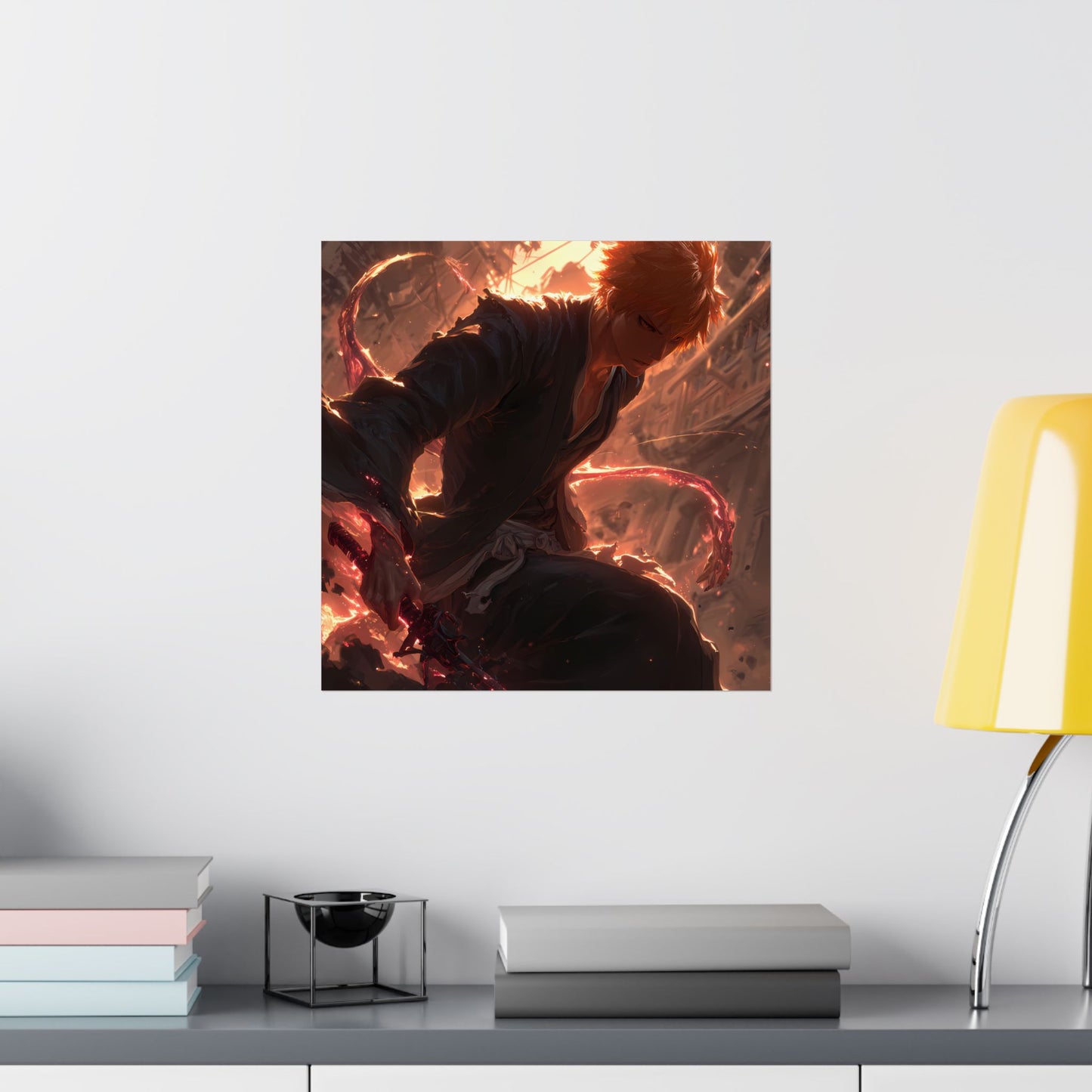 Ichigo Kurosaki Bleach Thousand Year Blood War Anime Matte Vertical Poster Wall Art