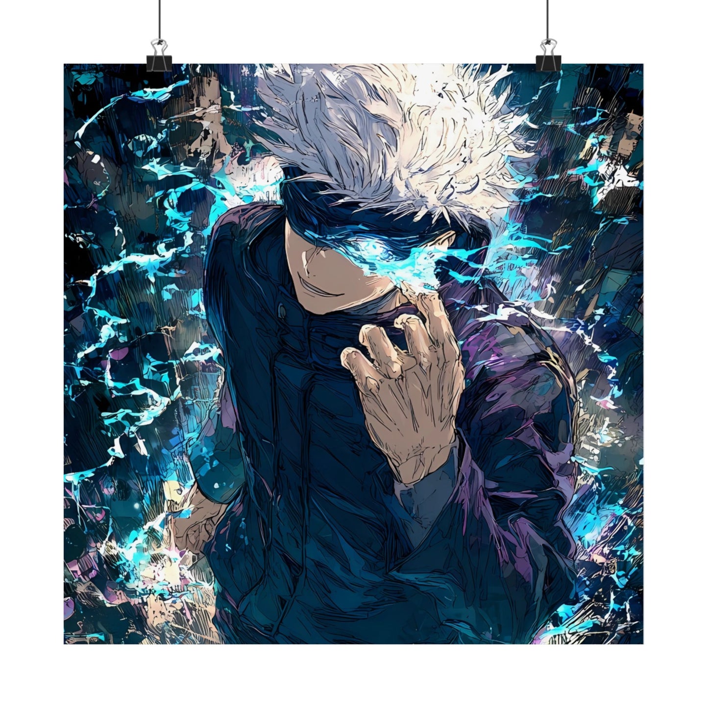 Jujutsu Kaisen Gojo Satoru Matte Vertical Poster Wall Art
