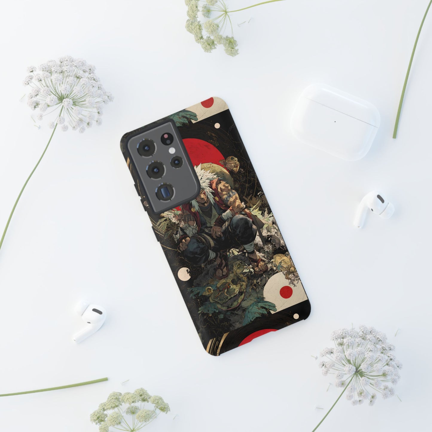 Jiraiya Sensei Naruto Shippuden Anime-Inspired Phone Case: Tough Cases, Phone Cover