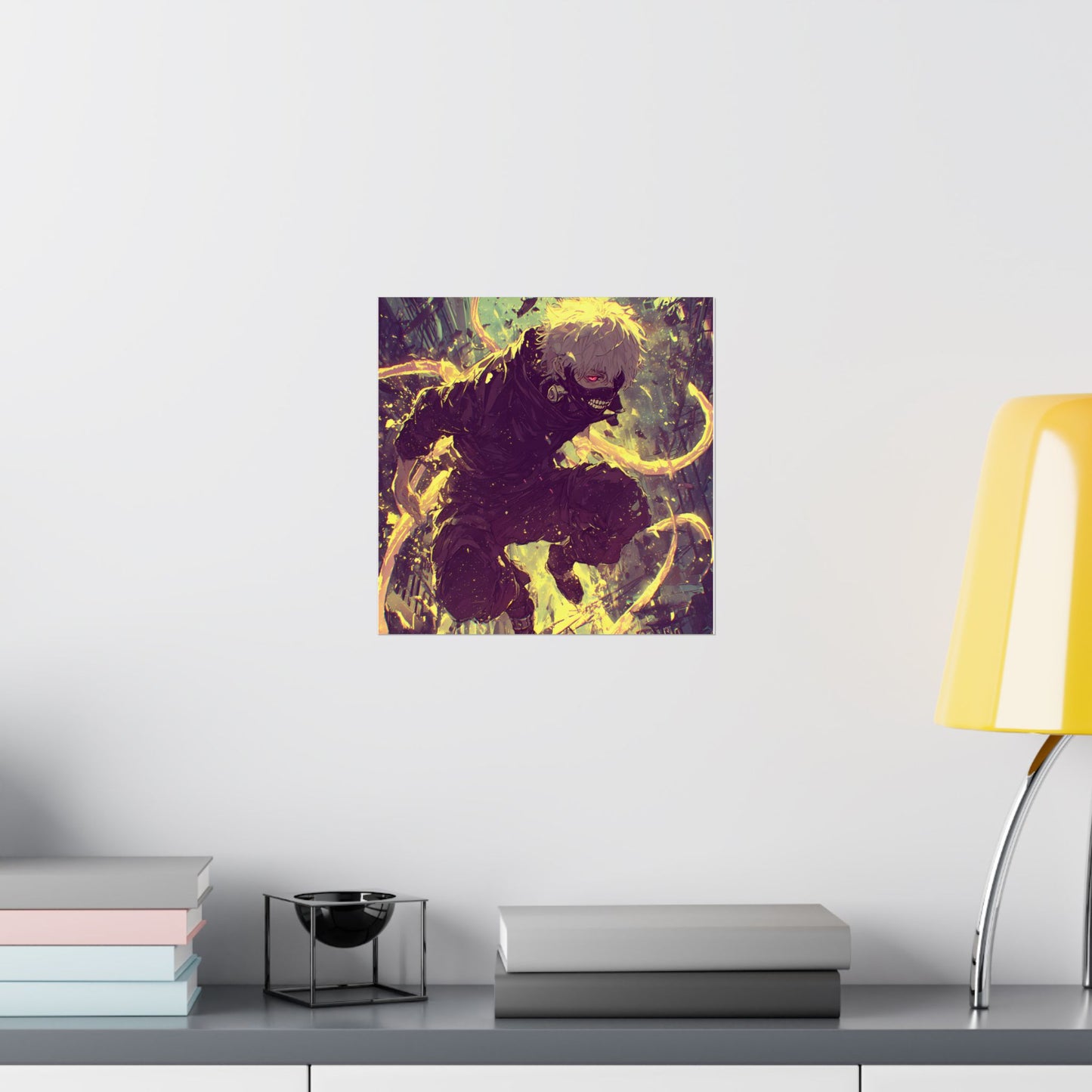 Tokyo Ghoul One Eyed Ghoul Kaneki Ken Anime Fan Art Matte Vertical Poster Wall Art