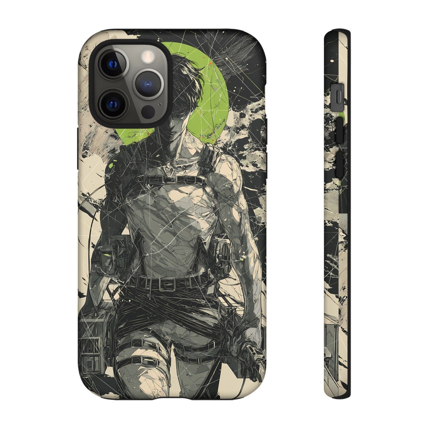 Captain Levi Ackerman, Attack On Titan Anime-Inspired Phone Case: Tough Cases, Phone Cover