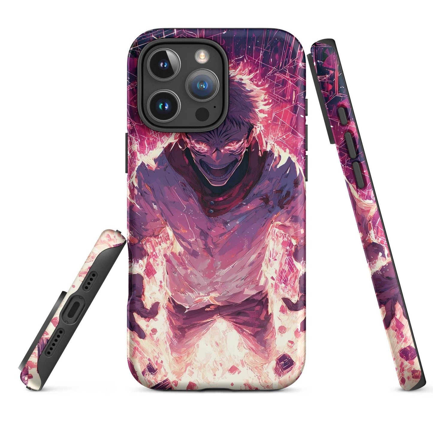Ryomen Sukuna iPhone Case, Jujutsu Kaisen Anime Fan Art, Tough Case for iPhone - Chromavolt
