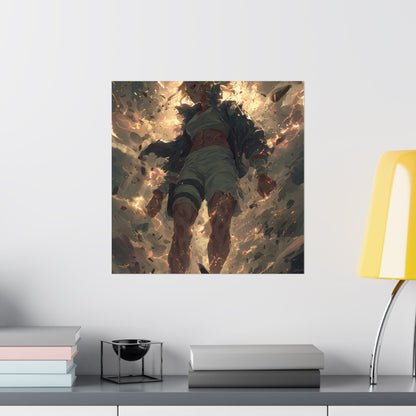 Tsunade Senju, Naruto Shippuden Anime Fan Art Matte Vertical Poster Wall Art