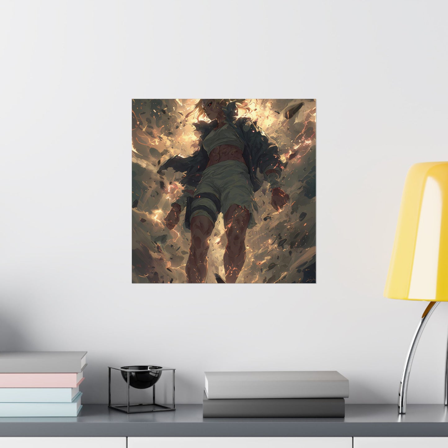 Tsunade Senju, Naruto Shippuden Anime Fan Art Matte Vertical Poster Wall Art