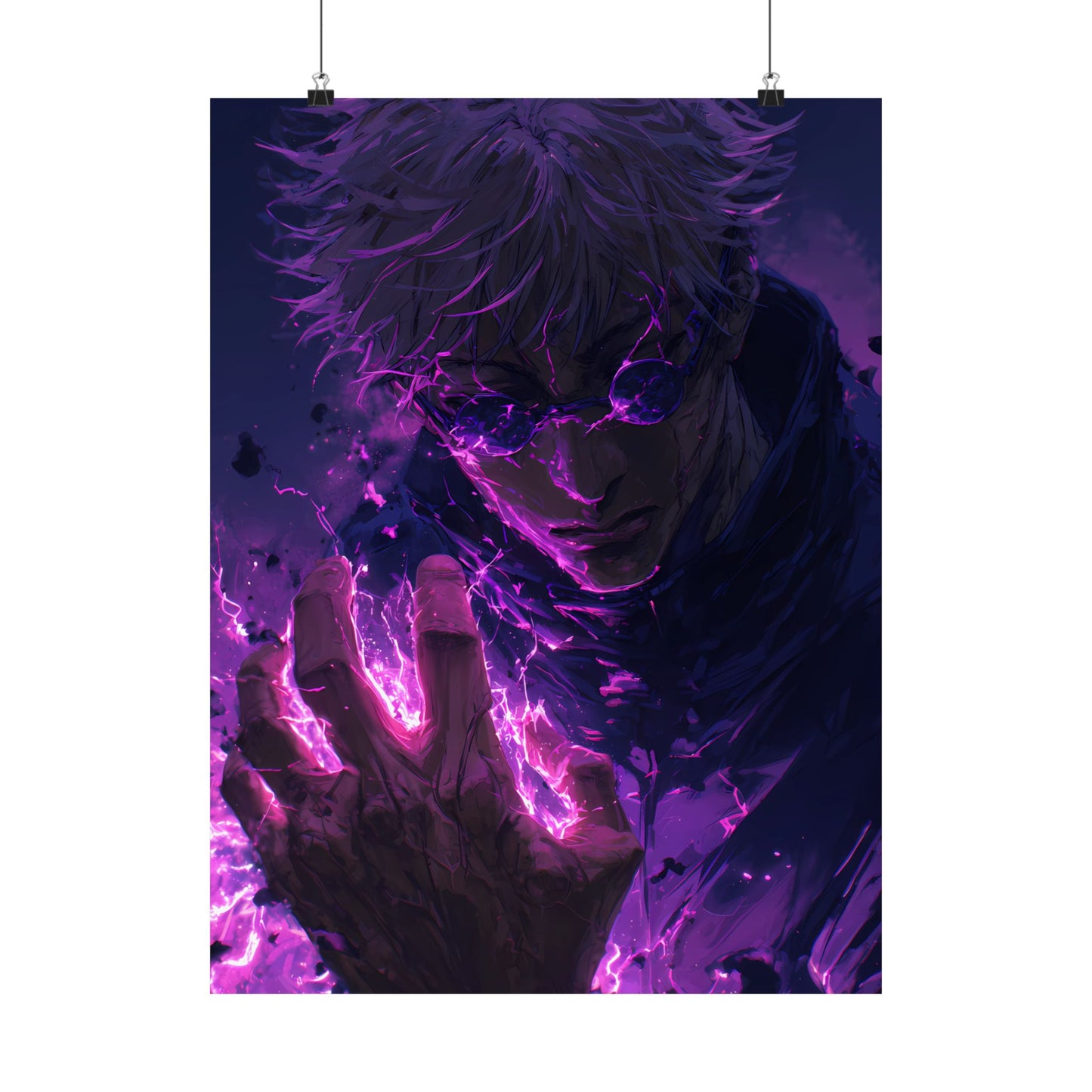 Gojo Satoru, Limitless Power Jujutsu Kaisen Anime Matte Vertical Poster Wall Art