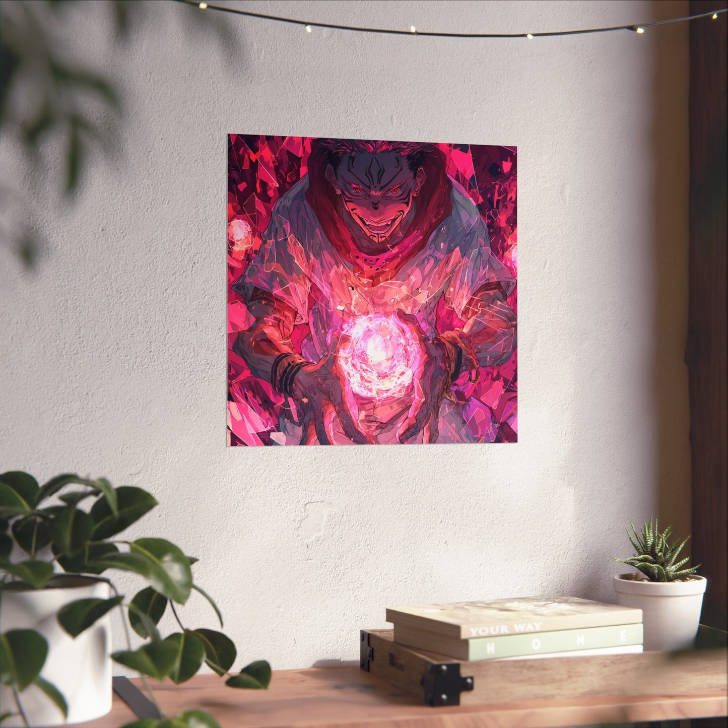 Ryomen Sukuna, Jujutsu Kaisen Anime Matte Vertical Poster Wall Art