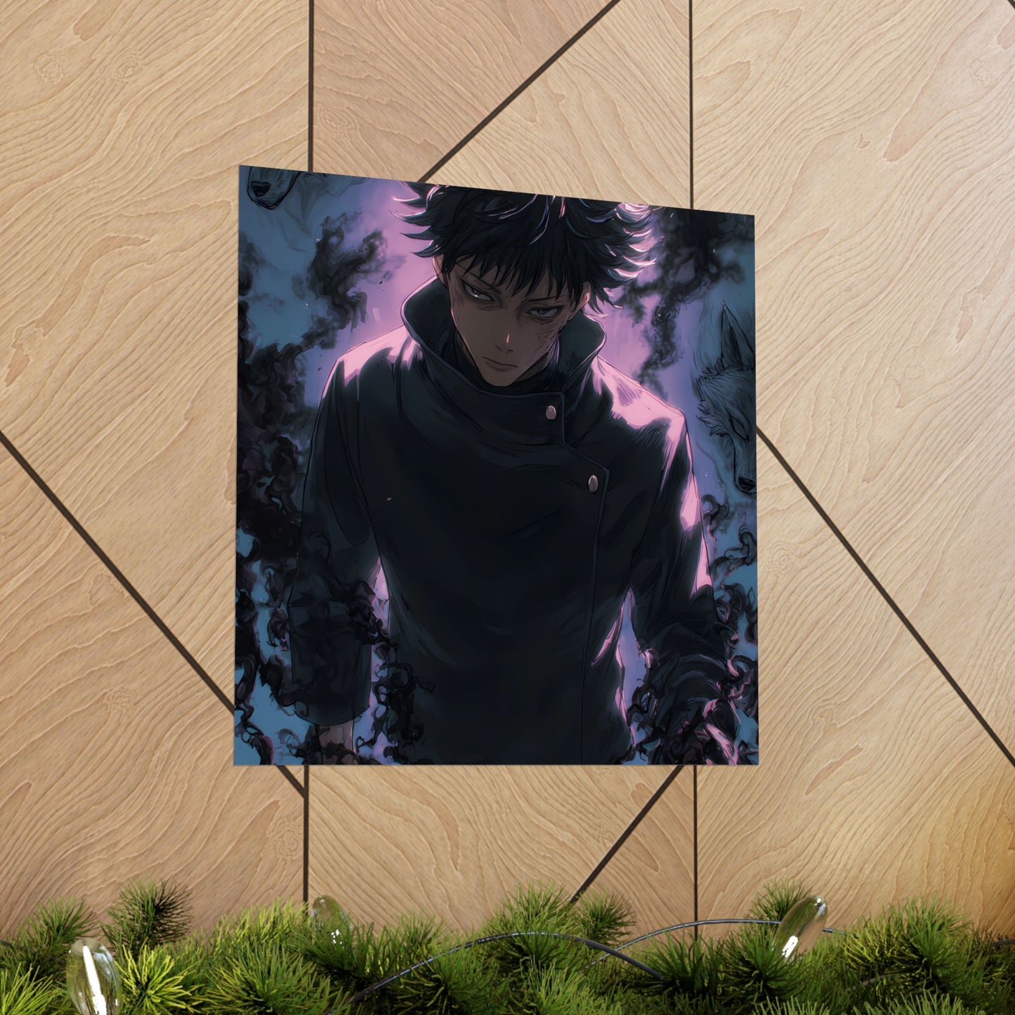 Megumi Fushiguro, Jujutsu Kaisen Anime Matte Vertical Poster Wall Art
