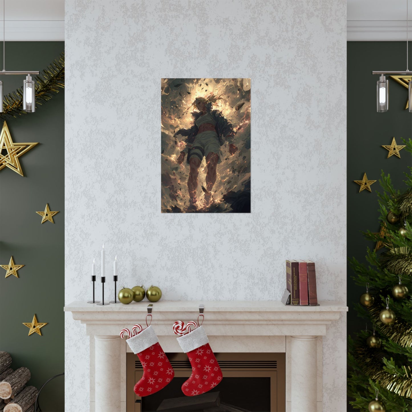 Tsunade Senju, Naruto Shippuden Anime Fan Art Matte Vertical Poster Wall Art