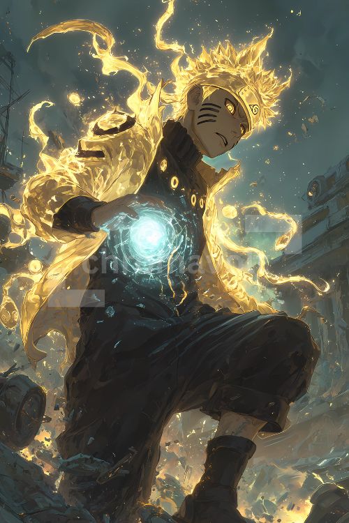 Naruto Shippuden Anime Posters, Matte Vertical Poster Wall Art