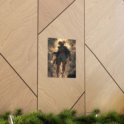 Tsunade Senju, Naruto Shippuden Anime Fan Art Matte Vertical Poster Wall Art
