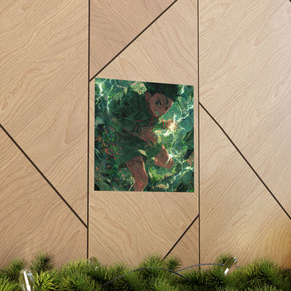 Gon Freecss, Hunter X Hunter Anime Matte Vertical Poster Wall Art