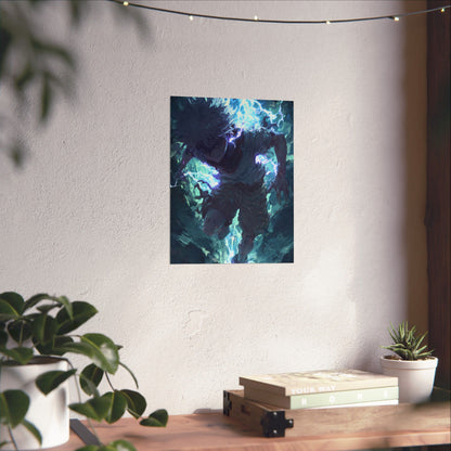 Killua Zoldyck, Hunter X Hunter Anime Matte Vertical Poster Wall Art
