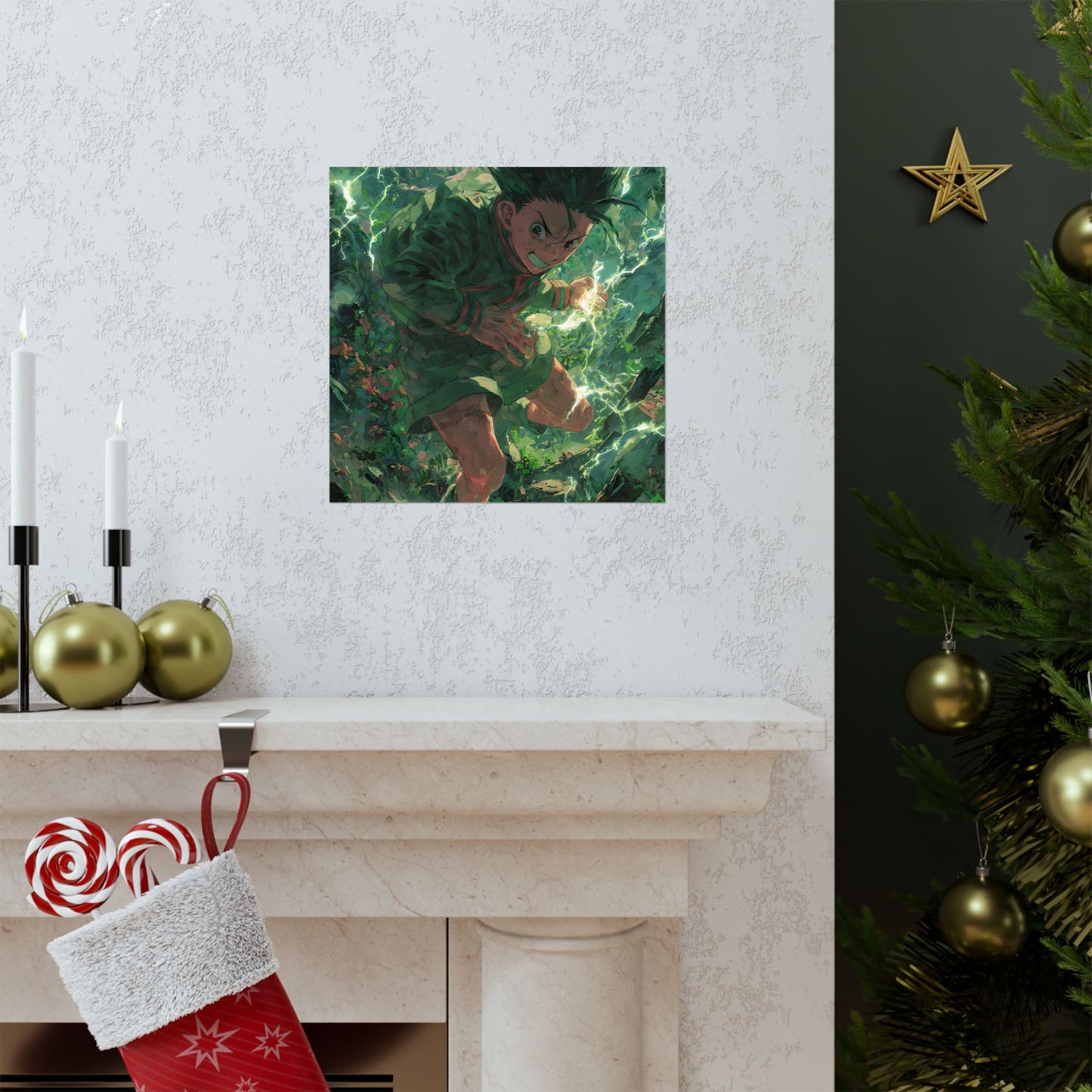 Gon Freecss, Hunter X Hunter Anime Matte Vertical Poster Wall Art