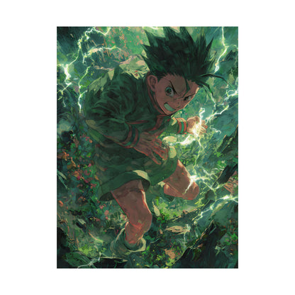 Gon Freecss, Hunter X Hunter Anime Matte Vertical Poster Wall Art